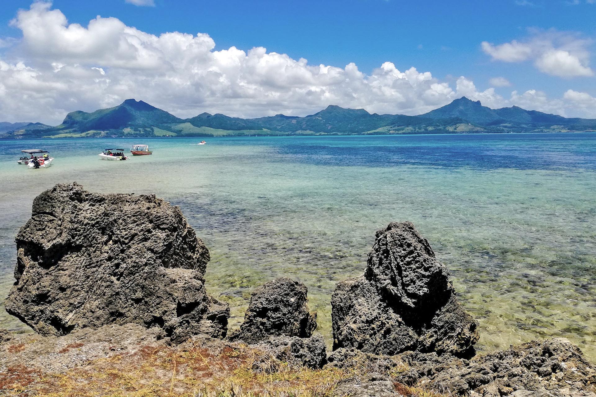 フォケ島の風景　モーリシャスの風景