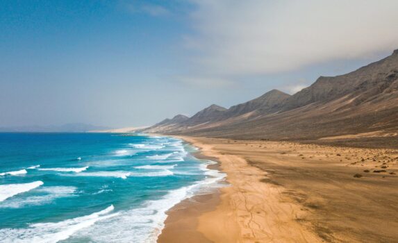 コフェテ・ビーチ　カナリア諸島の風景　スペインの風景