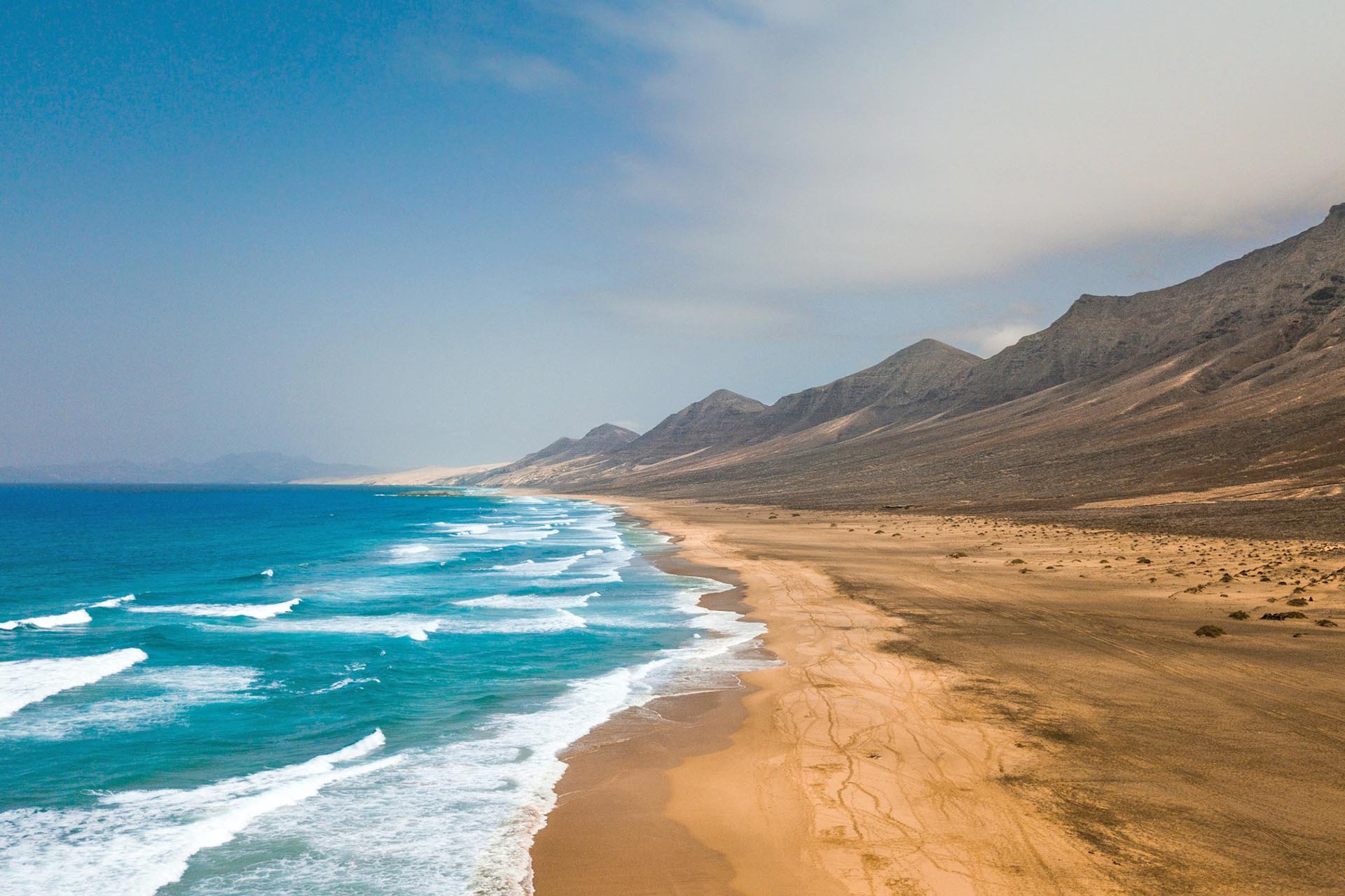 コフェテ・ビーチ　カナリア諸島の風景　スペインの風景
