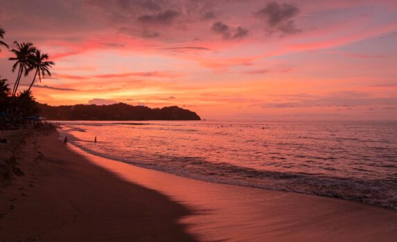 サユリタの夕暮れ　メキシコの風景