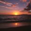 マウイ島の夕日　ハワイの絶景　アメリカの風景