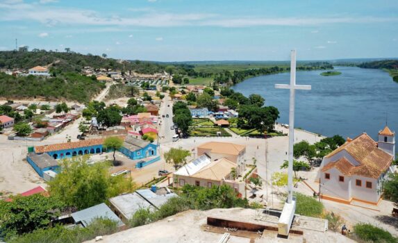 ムキシマの町並み　アンゴラの風景