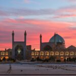 夕暮れのイスファハーン　イランの風景