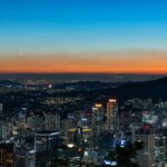 ソウルの町並み　韓国の風景