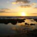 海辺の夕暮れ
