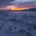 残光　冬のバイカル湖　シベリアの風景　ロシアの風景