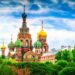 血の上の救世主教会　サンクトペテルブルクの風景　ロシアの風景